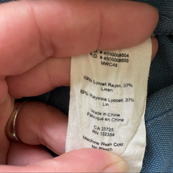 Aritzia Wilfred Converible Smocked Mini Dress Blue size 2 - Picture 11 of 16